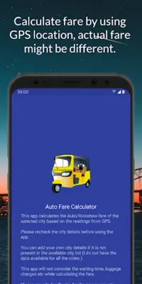 Fare Calculator android App screenshot 6